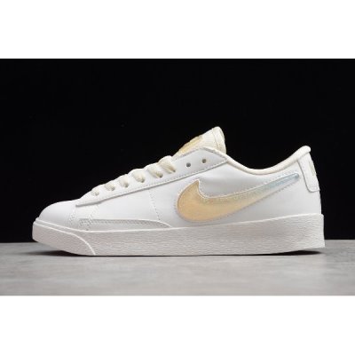 Nike Bayan Blazer Low Top Beyaz / Bej Rengi Kaykay Ayakkabı Türkiye - H5LA2N3E